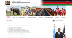 Desktop Screenshot of kenyaembassyvienna.at